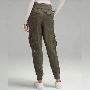 LIKE NEW Lululemon Dance Studio Mid-Rise Cargo Jogger - Small - Olive ($138)